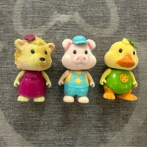 Lil Woodzeez fuzzy figurines (Harley, Dan & Percy)